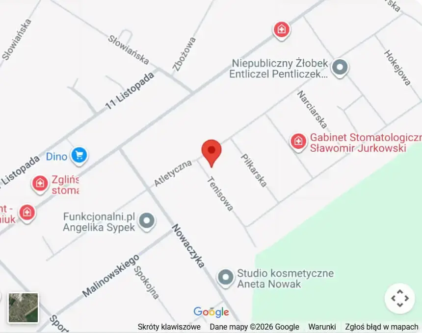 Mapa loklizacji firmy geodezyjnej Geodezja Piwosz w Grodzisku Wielkopolskim